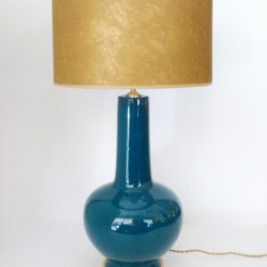 Lámpara cerámica azul