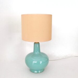 Lámpara cerámica turquesa
