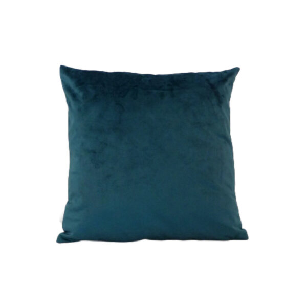 cojin terciopelo azul